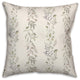 Vines On White 18 x 18 Spun Poly Pillow