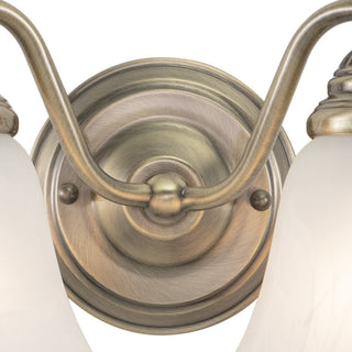 Vaxcel Standford 2-Light Vanity Light Antique Brass