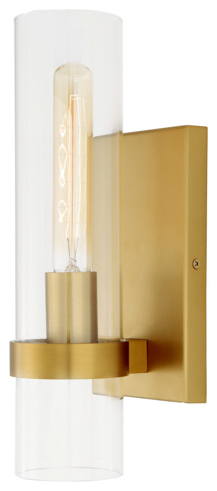 Highland One Light Tall Cylinder Tube Sconce