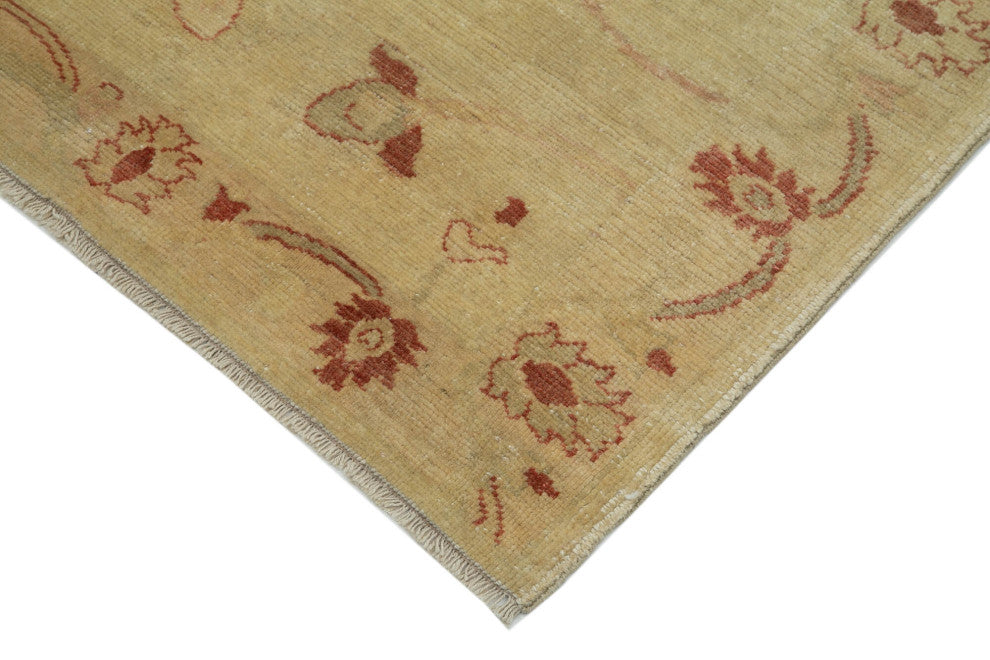 Rug N Carpet - Hand-Knotted Oriental 3' 1" x 14' 6" Runner Oushak Area Rug