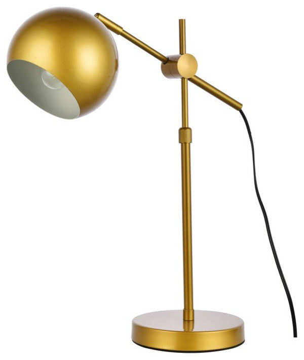 Faith 1-Light Brass Table Lamp