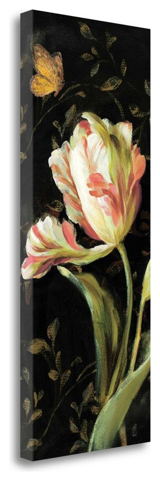 "Jardin Paris Florals II" By Danhui Nai, Giclee Print on Gallery Wrap Canvas