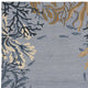 Sonesta Steel Blue Lagoon Floral Accent Rug, 2' X 7'6" Runner