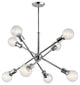 Chandelier 8-Light, Chrome