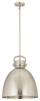 Innovations Lighting 710-1S-SN-M712-14SN Newton Bell 1 Light 14" Pendant
