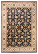 Pimpri, One-of-a-Kind Hand-Knotted Area Rug Black, 9'0"x12'5"