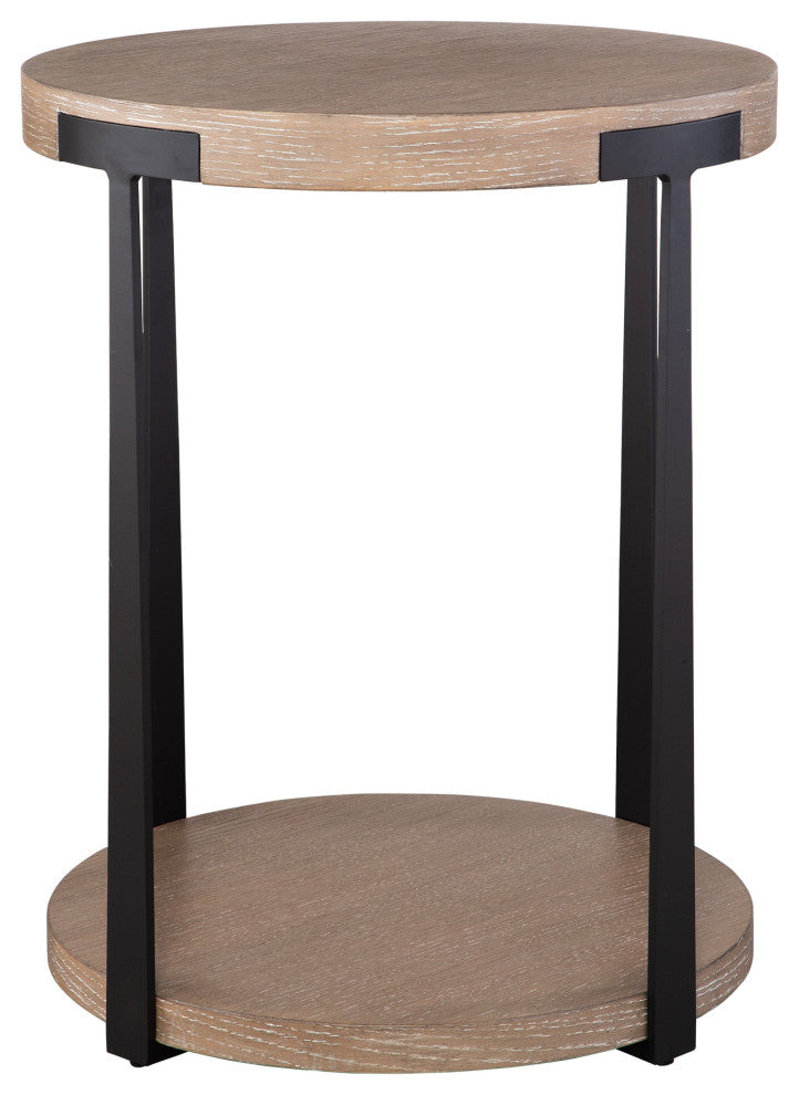 Uttermost Palisade Natural Round Side Table