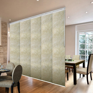 Sage 5-Panel Track Extendable Vertical Blinds 58-110"W