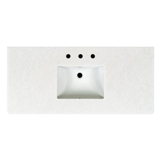 Safavieh Couture Jaylessa Vanity, Medium Oak/White, 48In