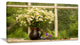 "Still Life Bouquet of Chamomiles" Modern Landscape Wall Art, 40"x20"