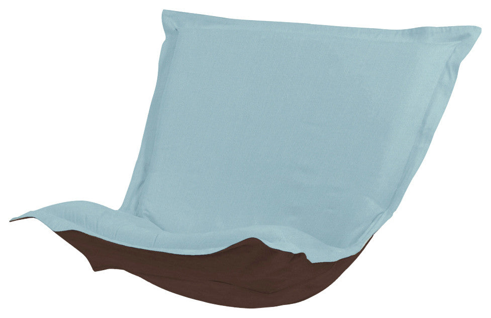 Puff Chair Cushion With Cover, Sterling Breeze