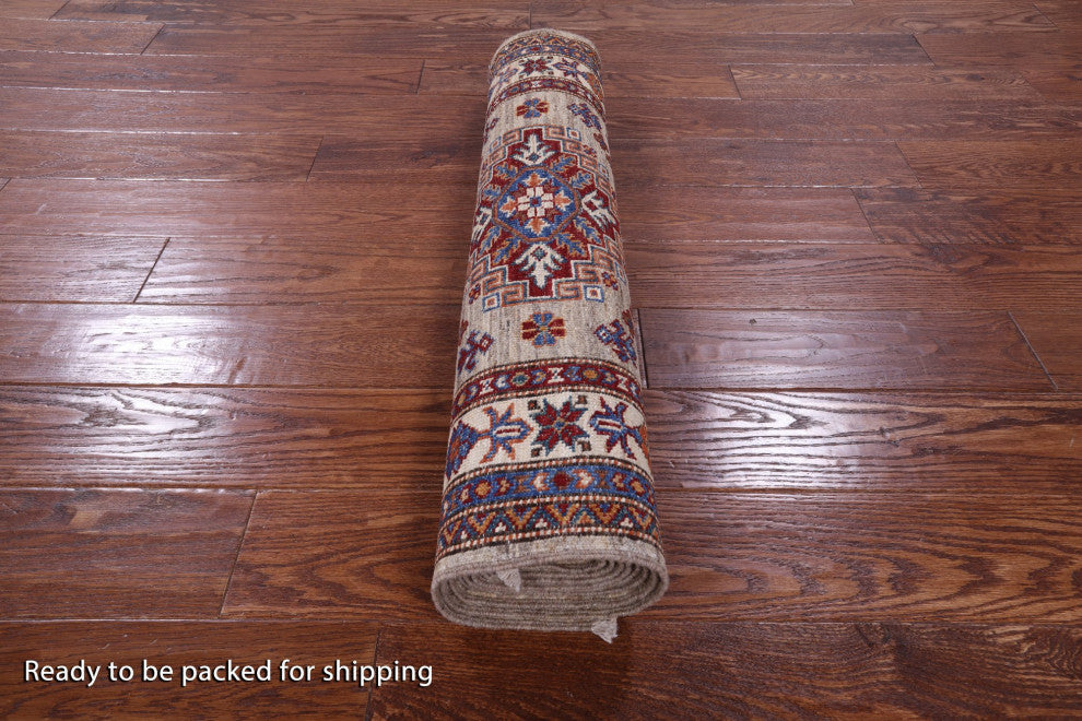Runner Handmade Super Kazak Rug 2' 9" X 9' 3" - Q12349