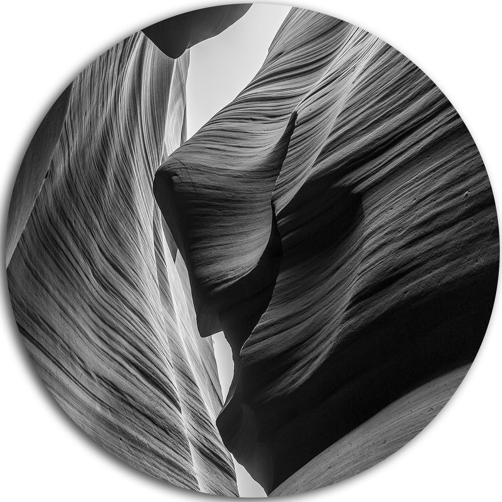 Lower Antelope Canyon, Landscape Photo Disc Metal Artwork, 11"