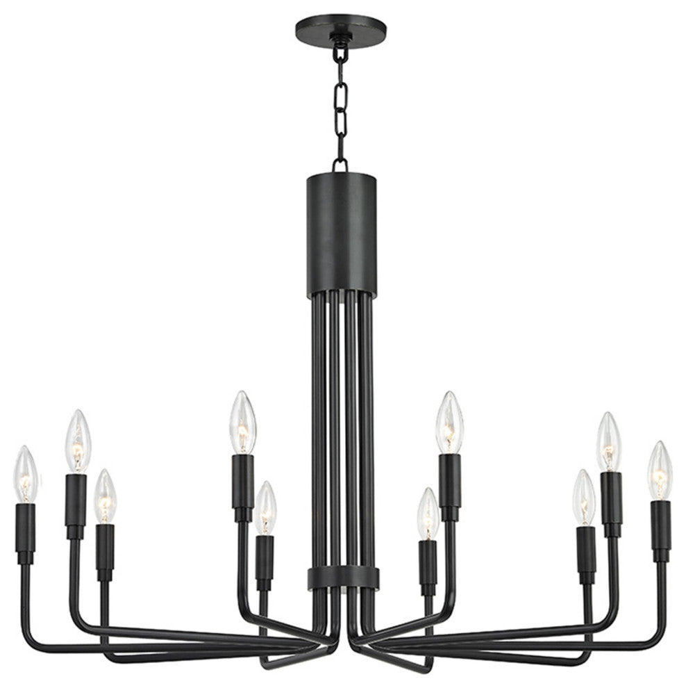 Brigitte 10-Light Large Pendant, Old Bronze Finish