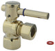 Fauceture 1/2" FIP X 1/2" OD Comp Angle Stop Valve, Polished Brass