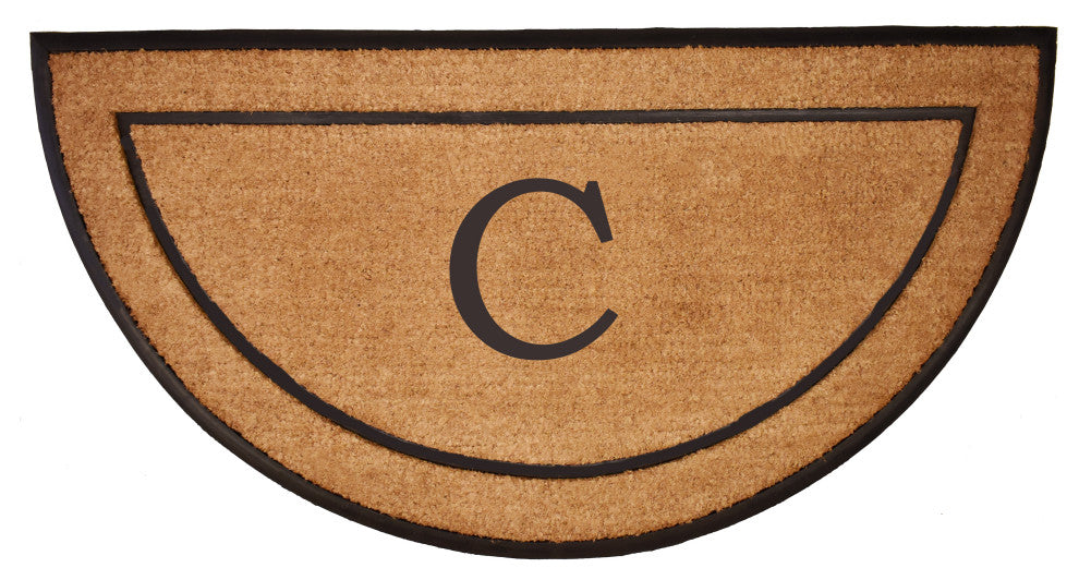 Calloway Mills The General Monogram Doormat, Letter C