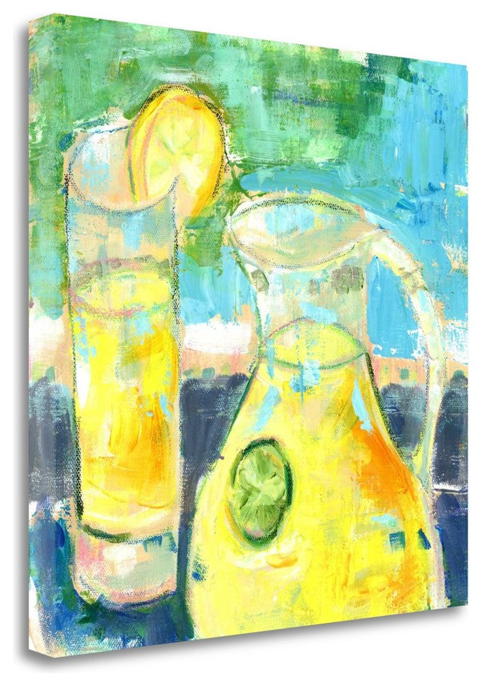 "Glass Half Full" By Pamela J. Wingard, Giclee Print on Gallery Wrap Canvas