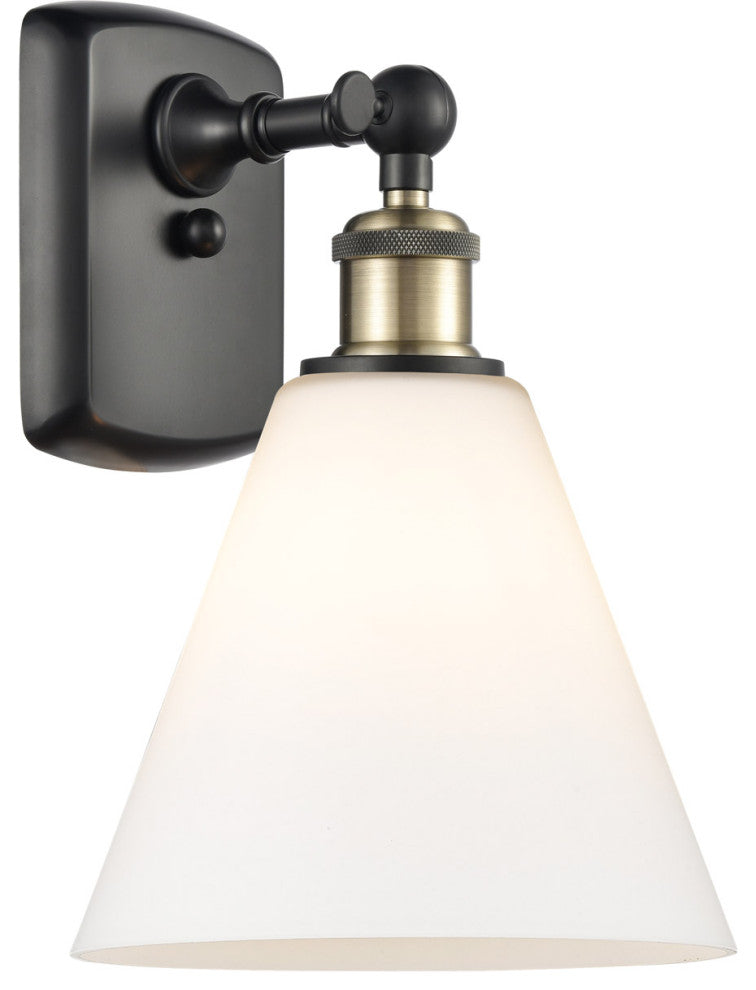 Innovations 516-1W-BAB-GBC-81 1-Light Sconce, Black Antique Brass