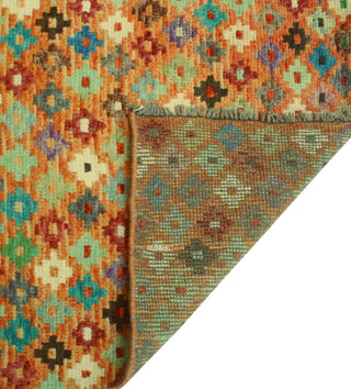 Balochi Perceval Orange/Ivory Rug, 3'0 x 4'10