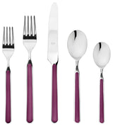 Fantasia Flatware Set, Light Mauve, 5 Pcs.