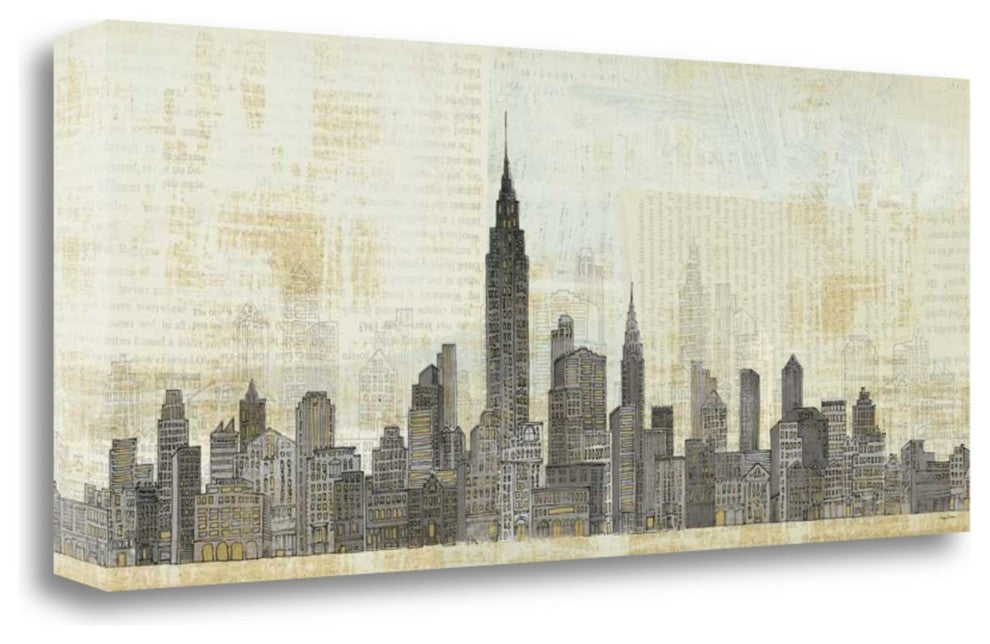 "Empire Skyline" By Avery Tillmon, Giclee Print on Gallery Wrap Canvas