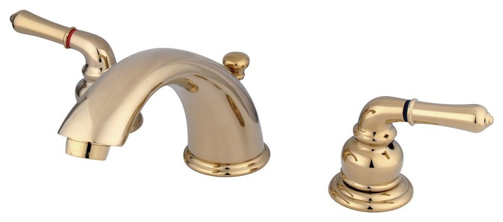Two Handle 4" to 8" Mini Widespread Lavatory Faucet with Retail Pop-up KB962