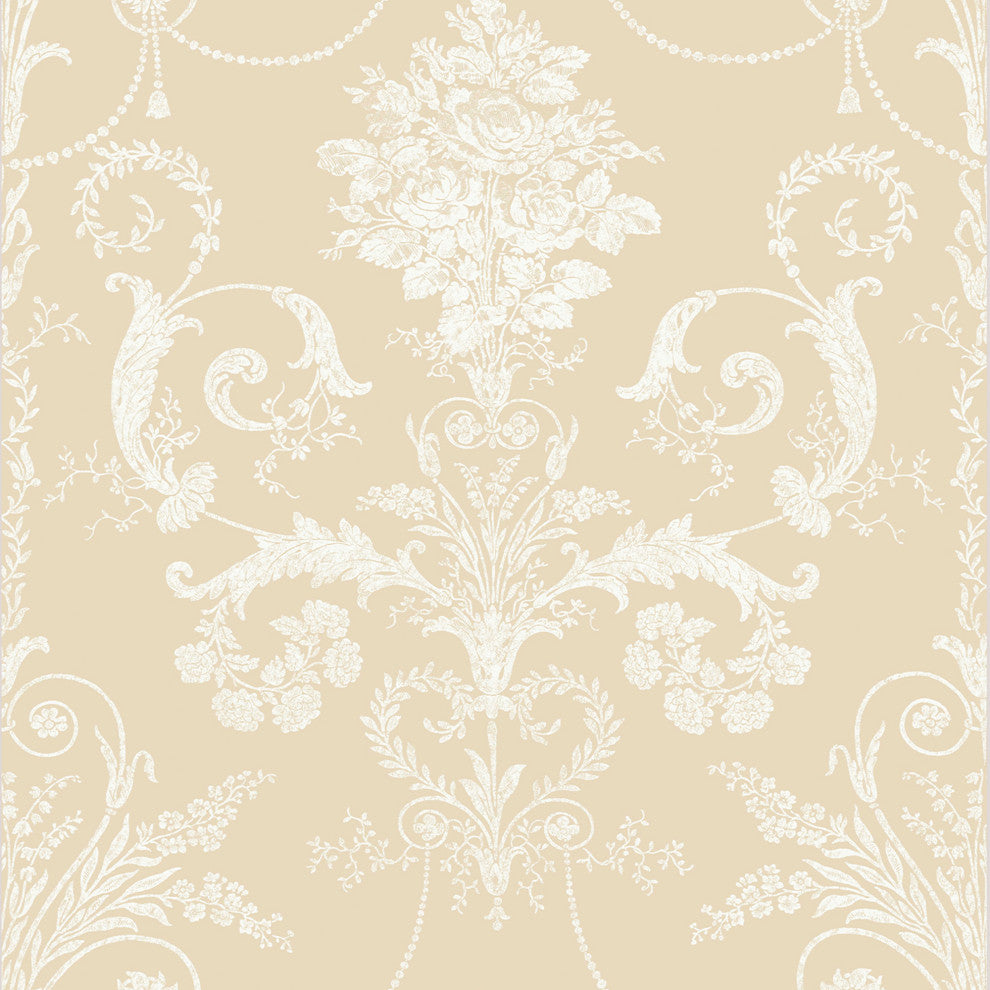 Laura Ashley Josette Wallpaper, Linen