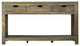 3-Drawer Storage Console Table, Natural Sheesham