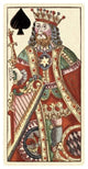"King of Spades (Bauern Hochzeit Deck)" Paper Art, 32"x62"