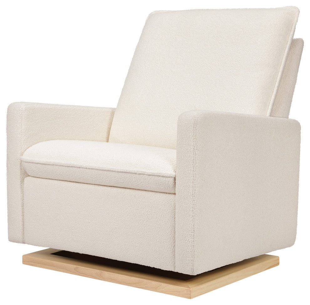 Cali Pillowback Chair and a Half Glider, Water Repellent and Stain Resistant, Chantilly Fleece
