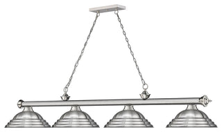 Zlite 2306-4BN-SBN 4-Light Billiard, Brushed Nickel
