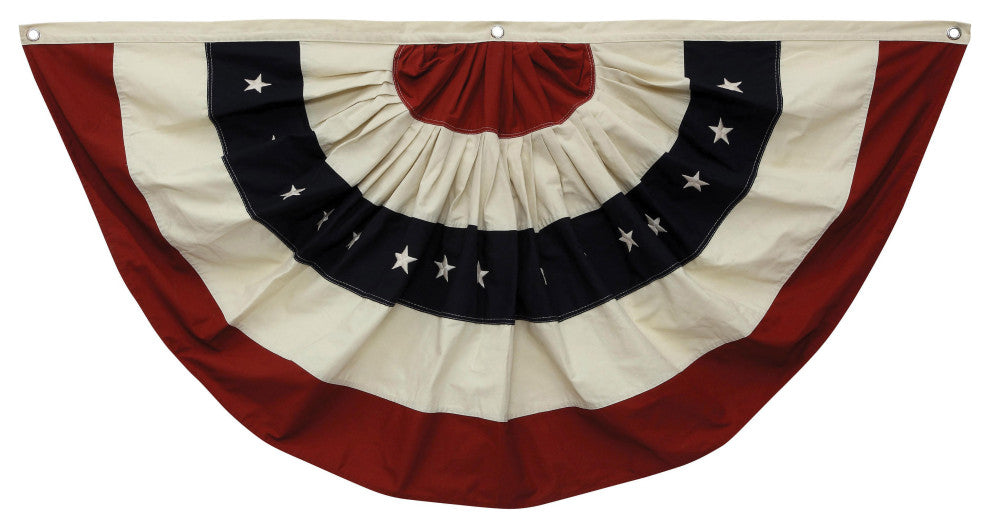 Fabric Flag Wall Décor in Half Circle Design