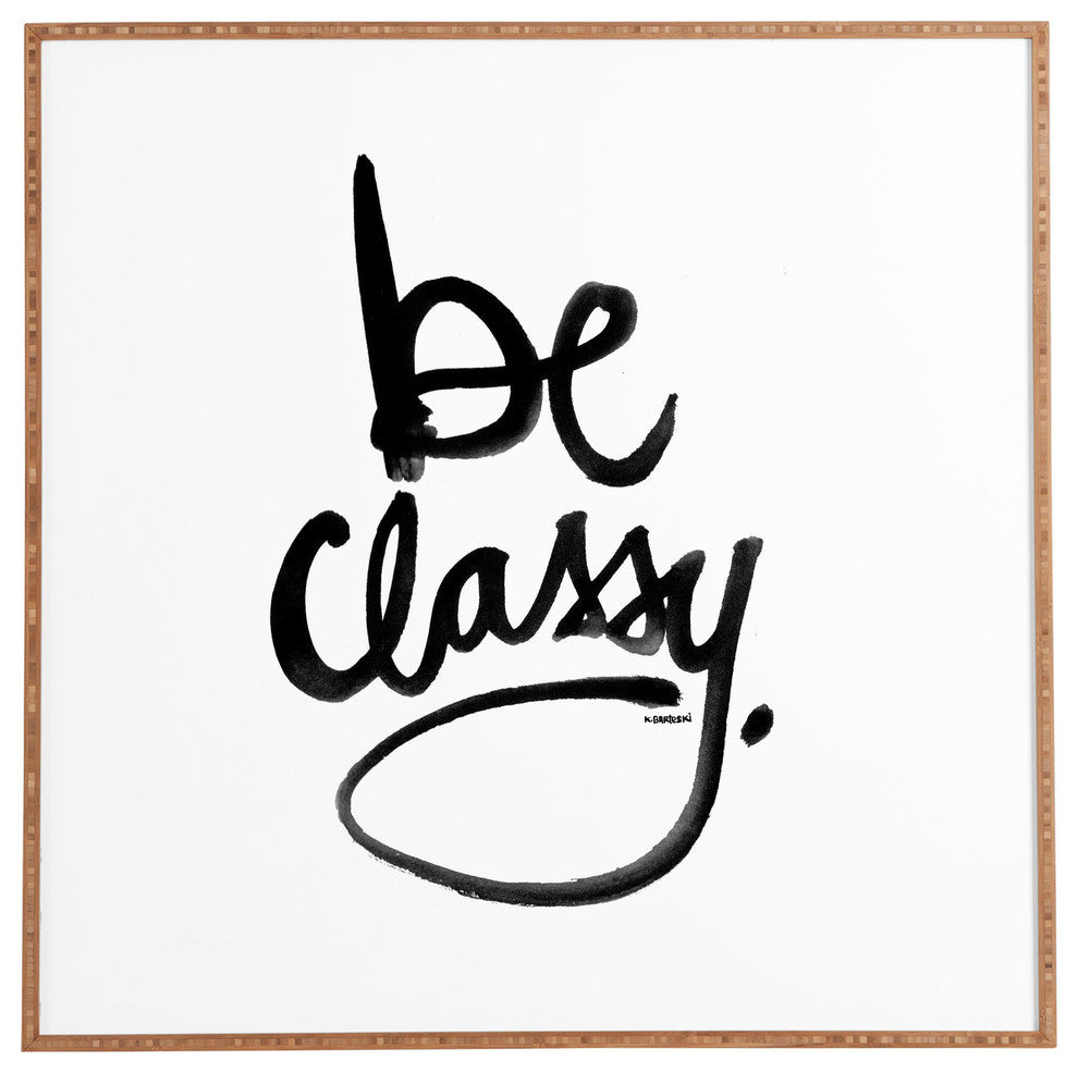 Deny Designs Kal Barteski Be Classy Framed Wall Art