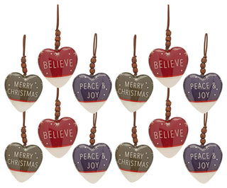 Heart Ornament, 12-Piece Set