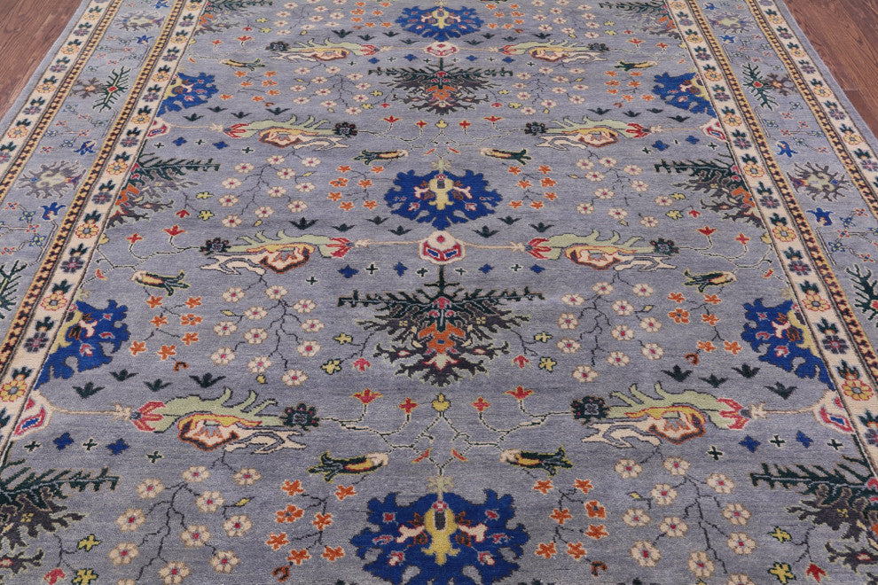 William Morris Handmade Wool Rug 8' 0" X 9' 9" Q9502