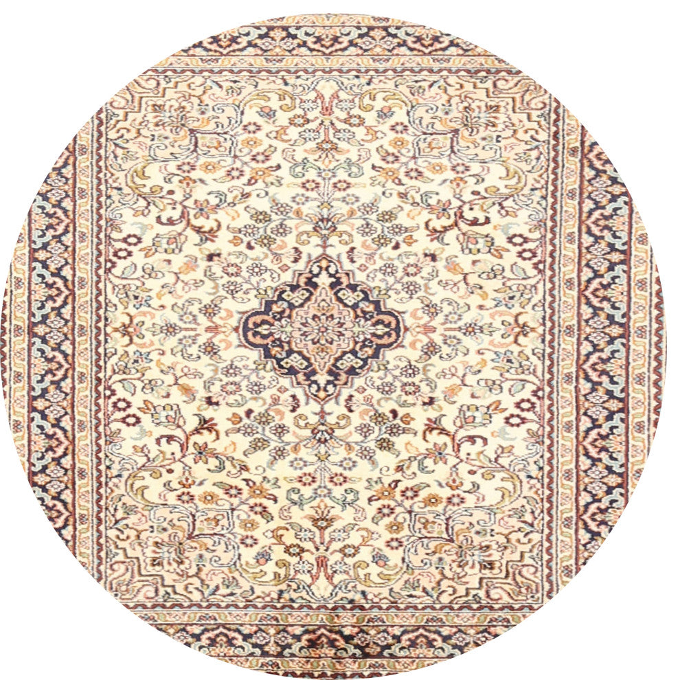 Ahgly Company Indoor Round Traditional Area Rugs, 4' Round