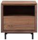 Contemporary Persela Side Table - Brown