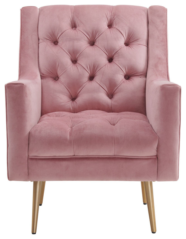 Picket House Furnishings Reese Accent Chair in Blush