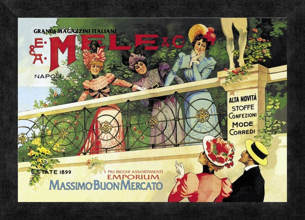 The Great Italian Store And Emporium, E. A. Mele, 1898, 20"X14"