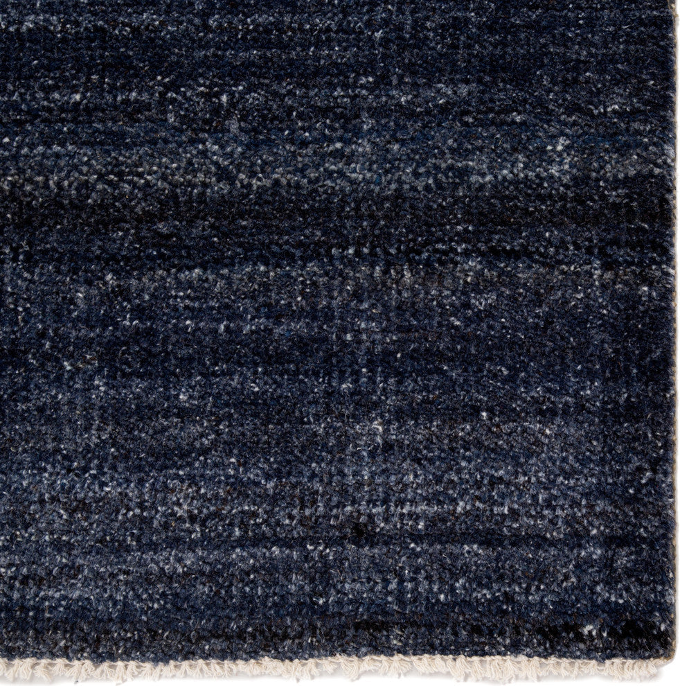 Jaipur Living Origin Knotted Solid Area Rug, Dark Blue, 6'x9'