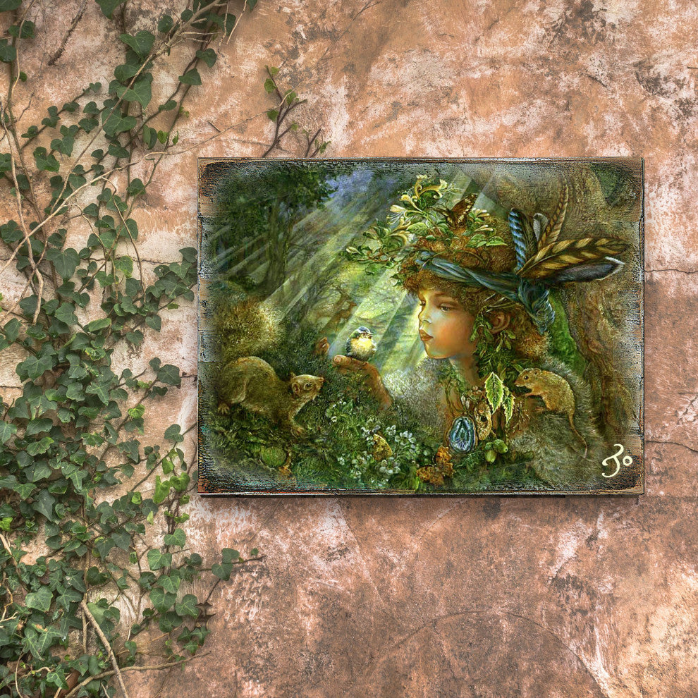 Nature Boy Wall and Table Top Wooden Decor, 36x24