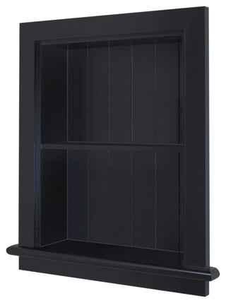 14x18 Aiden Wall Niche, Black Beadboard Back