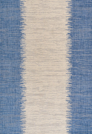 Tavira Modern Strie' Area Rug, Blue/Beige, 5 X 8