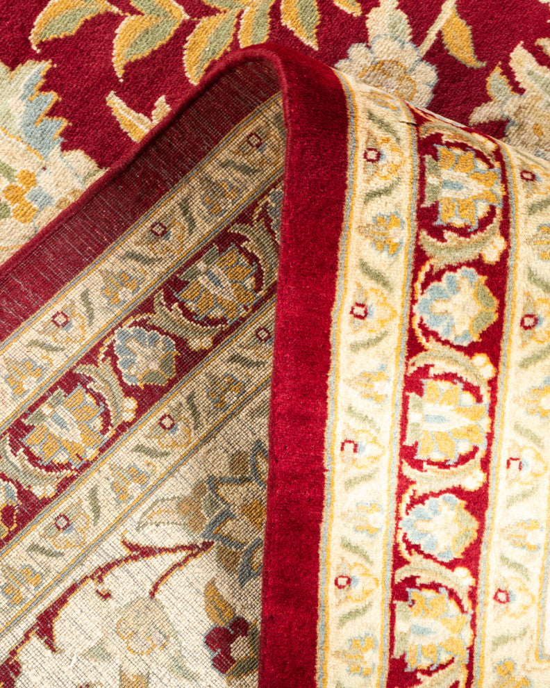 Mogul, One-of-a-Kind Hand-Knotted Area Rug Red, 9'3"x12'0"