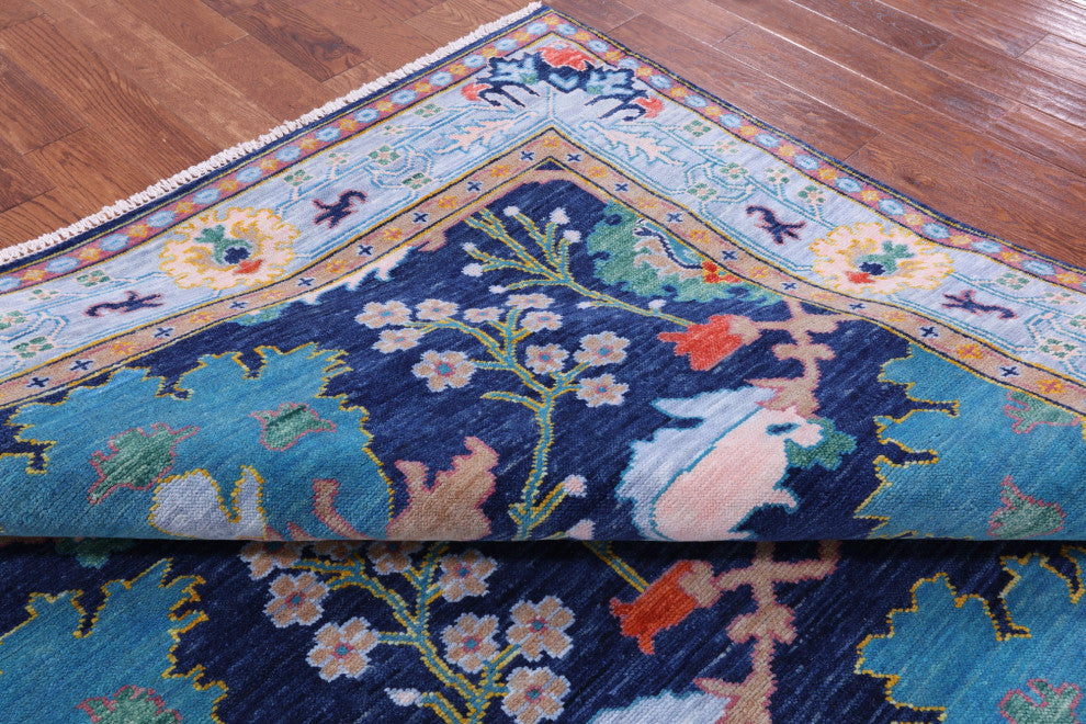 Turkish Oushak Hand-Knotted Rug 8' 3" X 10' 3" - Q15957
