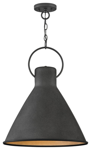 Hinkley Lighting 3555 Winnie 1 Light 18"W Pendant - Polished White / Distressed