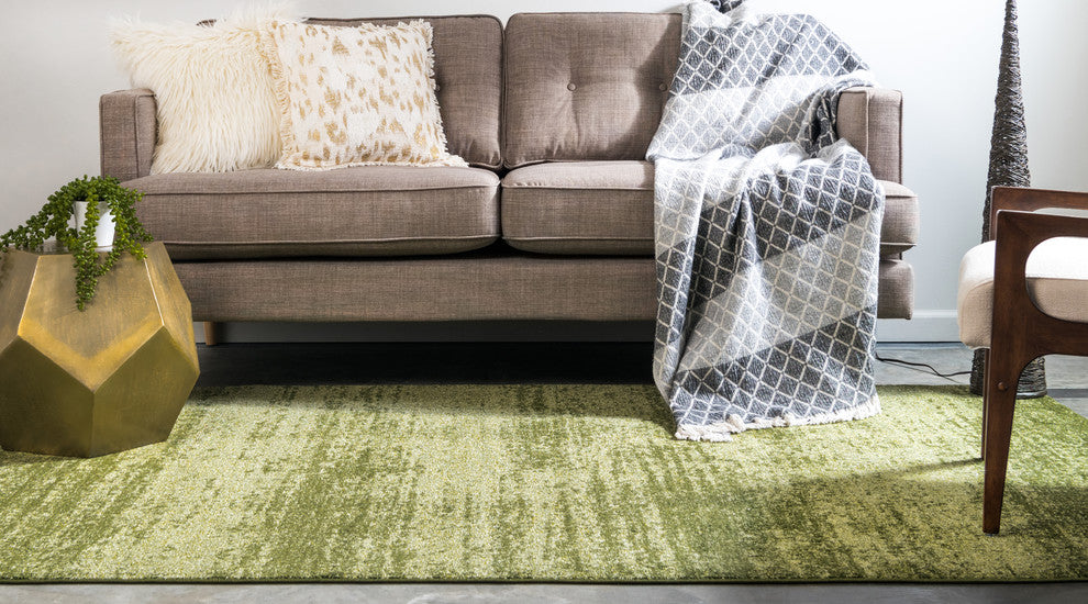 Unique Loom Green Del Mar Lucille 5' 0 x 8' 0 Area Rug