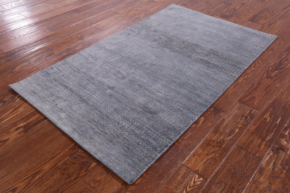 Savannah Grass Handmade Wool and Silk Rug 3' 1" X 5' 2" Q11521