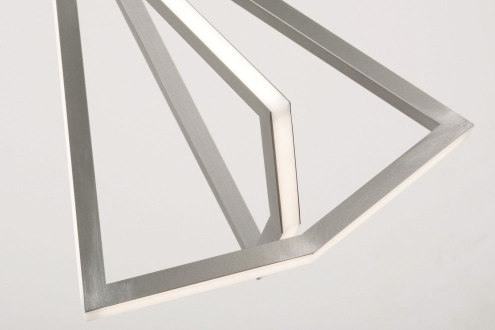 Gianna Three Pendant, 3000K 120V, Satin Nickel