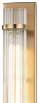 Shaw 1-Light LED Wall Sconce, Aged Brass
